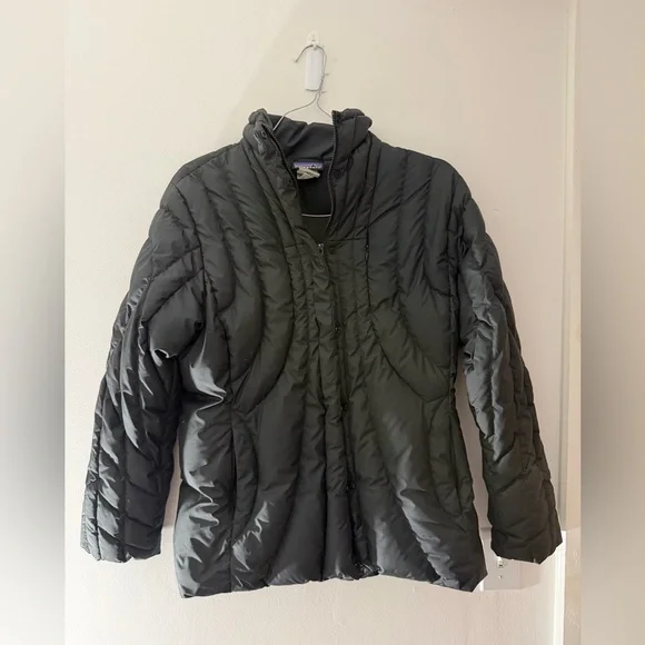 Vintage Patagonia Winter Rays Down Fill Quilted Puffer Jacket in Black Large - Picture 2 of 16